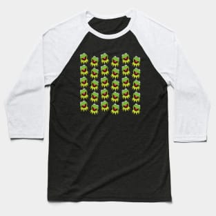 Kermit The Frog pattern Baseball T-Shirt